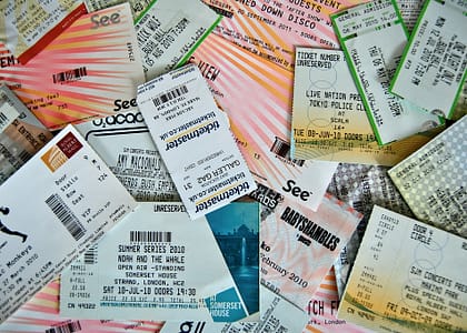 Concert Tickets collections
