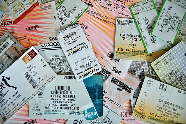 Concert Tickets collections